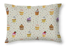 Load image into Gallery viewer, Cupcakes Pattern - Throw Pillow