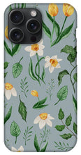 Load image into Gallery viewer, Daffodils and Tulips Pattern - Phone Case