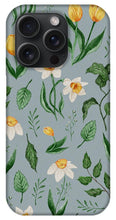 Load image into Gallery viewer, Daffodils and Tulips Pattern - Phone Case