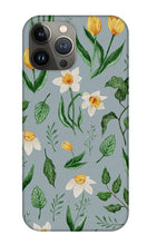 Load image into Gallery viewer, Daffodils and Tulips Pattern - Phone Case