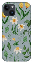 Load image into Gallery viewer, Daffodils and Tulips Pattern - Phone Case