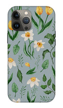 Load image into Gallery viewer, Daffodils and Tulips Pattern - Phone Case