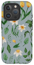 Load image into Gallery viewer, Daffodils and Tulips Pattern - Phone Case