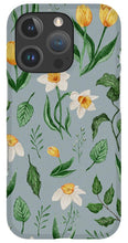 Load image into Gallery viewer, Daffodils and Tulips Pattern - Phone Case