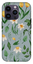 Load image into Gallery viewer, Daffodils and Tulips Pattern - Phone Case