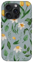 Load image into Gallery viewer, Daffodils and Tulips Pattern - Phone Case