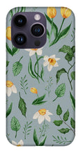 Load image into Gallery viewer, Daffodils and Tulips Pattern - Phone Case