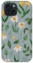 Load image into Gallery viewer, Daffodils and Tulips Pattern - Phone Case
