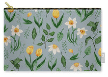 Load image into Gallery viewer, Daffodils and Tulips Pattern - Zip Pouch