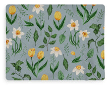 Load image into Gallery viewer, Daffodils and Tulips Pattern - Blanket