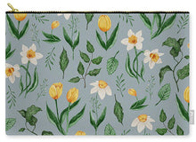 Load image into Gallery viewer, Daffodils and Tulips Pattern - Zip Pouch