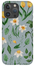 Load image into Gallery viewer, Daffodils and Tulips Pattern - Phone Case