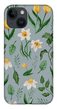 Load image into Gallery viewer, Daffodils and Tulips Pattern - Phone Case