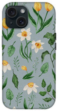 Load image into Gallery viewer, Daffodils and Tulips Pattern - Phone Case