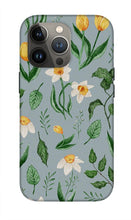 Load image into Gallery viewer, Daffodils and Tulips Pattern - Phone Case