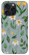 Load image into Gallery viewer, Daffodils and Tulips Pattern - Phone Case