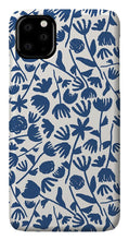 Load image into Gallery viewer, Dark Blue Floral Pattern - Phone Case