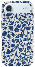 Load image into Gallery viewer, Dark Blue Floral Pattern - Phone Case