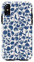 Load image into Gallery viewer, Dark Blue Floral Pattern - Phone Case