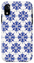 Load image into Gallery viewer, Dark Blue Tile Pattern - Phone Case