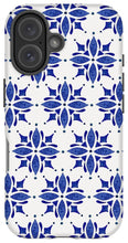 Load image into Gallery viewer, Dark Blue Tile Pattern - Phone Case