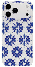 Load image into Gallery viewer, Dark Blue Tile Pattern - Phone Case