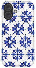 Load image into Gallery viewer, Dark Blue Tile Pattern - Phone Case