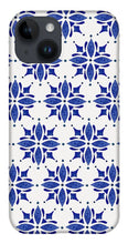 Load image into Gallery viewer, Dark Blue Tile Pattern - Phone Case