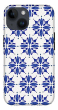 Load image into Gallery viewer, Dark Blue Tile Pattern - Phone Case