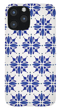 Load image into Gallery viewer, Dark Blue Tile Pattern - Phone Case