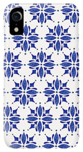 Load image into Gallery viewer, Dark Blue Tile Pattern - Phone Case