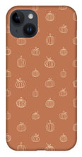 Load image into Gallery viewer, Dark Orange Pumpkin Pattern - Phone Case