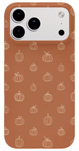 Load image into Gallery viewer, Dark Orange Pumpkin Pattern - Phone Case