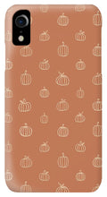 Load image into Gallery viewer, Dark Orange Pumpkin Pattern - Phone Case