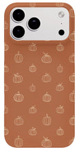 Load image into Gallery viewer, Dark Orange Pumpkin Pattern - Phone Case