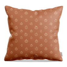 Load image into Gallery viewer, Dark Orange Pumpkin Pattern - Throw Pillow