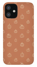 Load image into Gallery viewer, Dark Orange Pumpkin Pattern - Phone Case