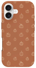 Load image into Gallery viewer, Dark Orange Pumpkin Pattern - Phone Case