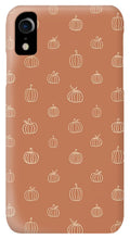 Load image into Gallery viewer, Dark Orange Pumpkin Pattern - Phone Case
