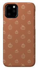 Load image into Gallery viewer, Dark Orange Pumpkin Pattern - Phone Case