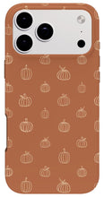Load image into Gallery viewer, Dark Orange Pumpkin Pattern - Phone Case