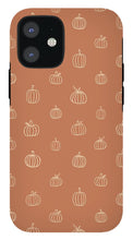 Load image into Gallery viewer, Dark Orange Pumpkin Pattern - Phone Case