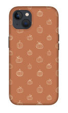 Load image into Gallery viewer, Dark Orange Pumpkin Pattern - Phone Case