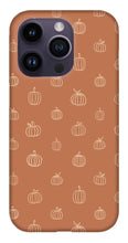 Load image into Gallery viewer, Dark Orange Pumpkin Pattern - Phone Case