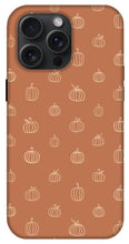 Load image into Gallery viewer, Dark Orange Pumpkin Pattern - Phone Case