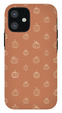 Load image into Gallery viewer, Dark Orange Pumpkin Pattern - Phone Case