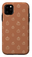 Load image into Gallery viewer, Dark Orange Pumpkin Pattern - Phone Case