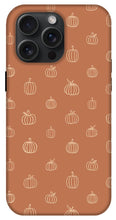 Load image into Gallery viewer, Dark Orange Pumpkin Pattern - Phone Case