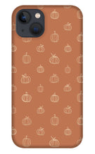 Load image into Gallery viewer, Dark Orange Pumpkin Pattern - Phone Case