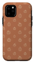 Load image into Gallery viewer, Dark Orange Pumpkin Pattern - Phone Case